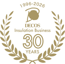 デコス設立30周年記念ロゴ