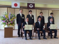 「第６回山口県産業技術振興奨励賞」表彰式が山口県庁で行われました。